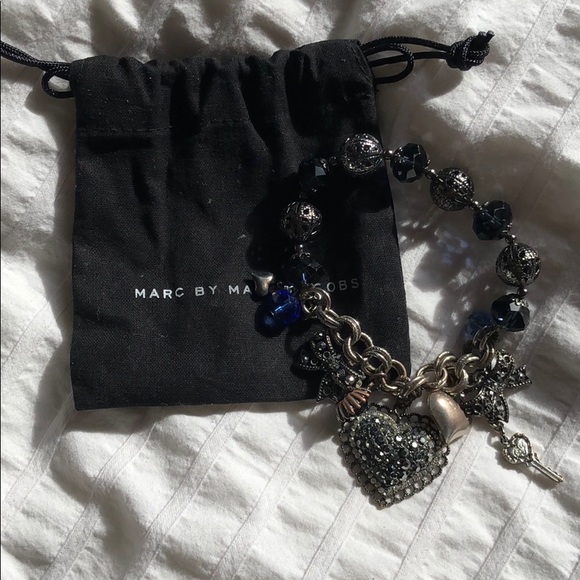 🖤 MARC JACOBS silver charm bracelet - Picture 1 of 4